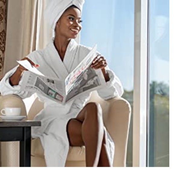 Unisex Tlizzz7 Hotel & Spa Style Slippers,in 3 White Sizes & 1 Silver Grey size - Picture 10 of 16